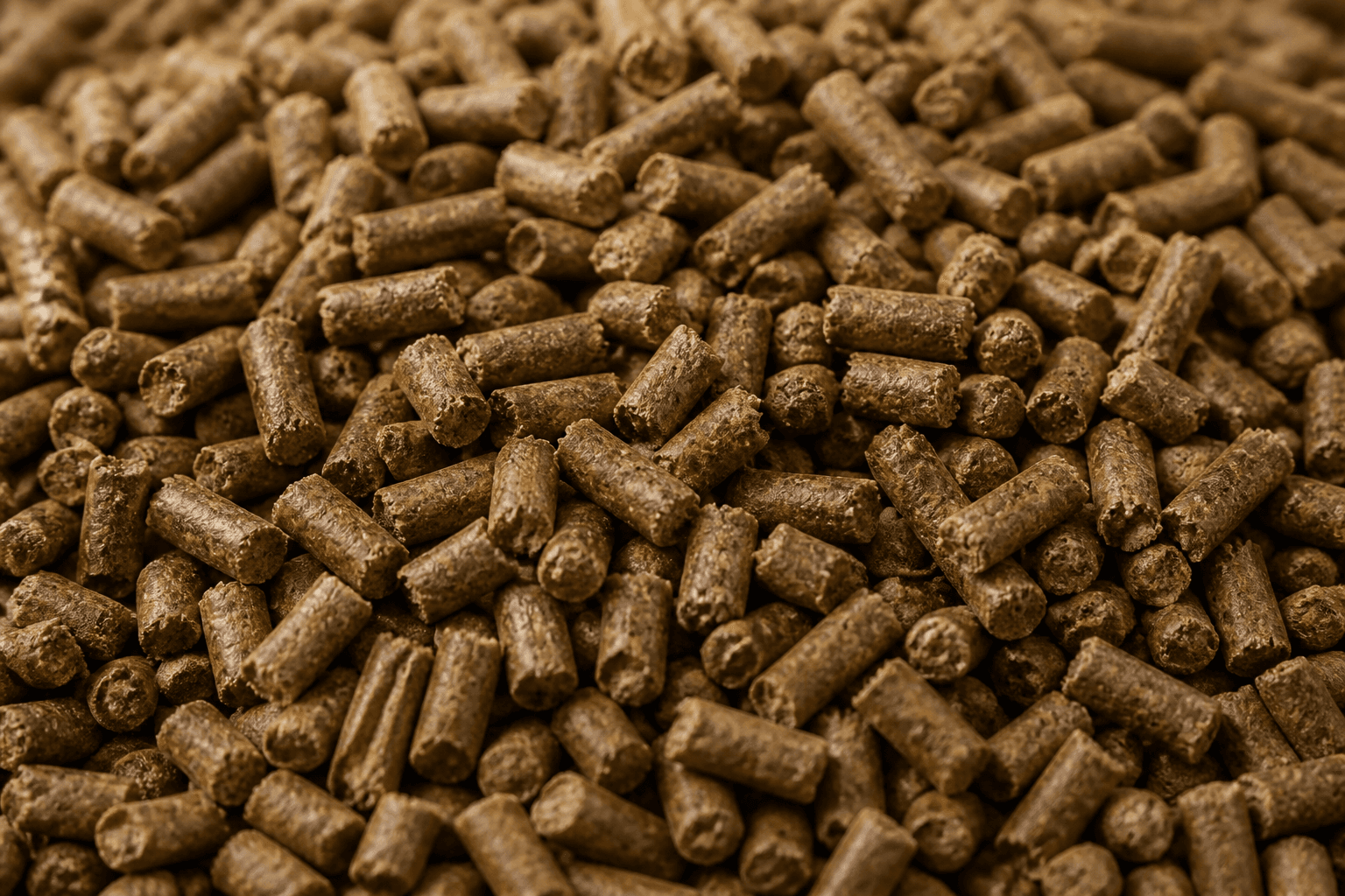 Finished Ginika animal feed pellets